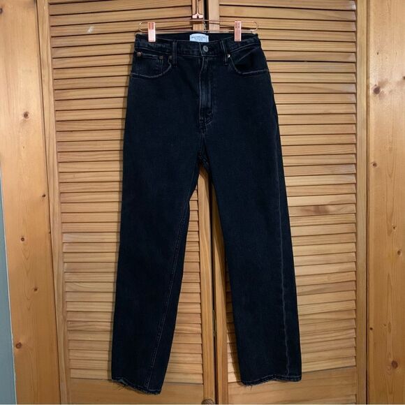 Abercrombie & Fitch High Rise Ankle Straight Jeans size 2 - Picture 1 of 6